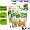 Combo 3 Xoài sấy dẻo nguyên vị,ít xơ,ít đường,chất lượng thượng hạng, túi 350G-Viza Food