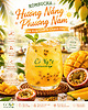 KOMBUCHA HƯƠNG NẮNG PHƯƠNG NAM – XOÀI CHÍN & CHANH DÂY NHIỆT ĐỚI