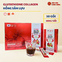 Collagen Hồng Sâm Lựu Glutathione DKG 10ml × 30 Stick – Korean Red Ginseng Pomegranate Glutathione