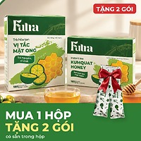 Trà Tắc Mật Ong Hòa Tan Futra Hộp 14 Gói x 15g (12 + Tặng 2) / Túi 3 Gói Thử - Trà Quất Mật Ong Pha Sẵn Chua Ngọt
