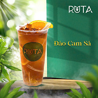 Đào Cam Sả RUTA – Vị Đào Ngọt Dịu, Cam Chua Thanh, Thơm Mát Hương Sả