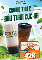 Combo thứ 2 RUTA – Đầu tuần cực đã, ưu đãi chỉ 42K