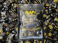 Kẹo Caffeine KAFI Cà Phê.Dành cho người lớn. Sản phẩm thay thế cà phê và nước tăng lực. Gói 60g