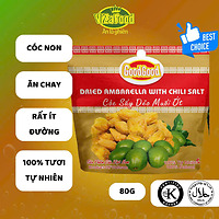 Cóc non sấy dẻo vị muối ớt, chua chua, cay cay tự nhiên, không hóa chất - túi 100g