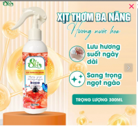 XỊT THƠM ĐA NĂNG SBI 300ML – KHỬ MÙI HIỆU QUẢ, THƠM LÂU NHƯ NƯỚC HOA CAO CẤP