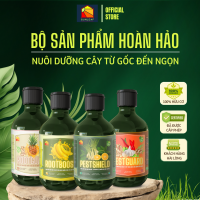 Combo 4 chai Tinh chất trị nấm & sâu bệnh Sinh học hữu cơ - Nuôi dưỡng cây từ gốc đến ngọn