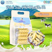 Bánh Sữa Phô Mai Chị Vàng Milk Túi 500g - Mềm Mịn Tan Nhanh - Đặc sản Ba Vì Cho cả Gia Đình
