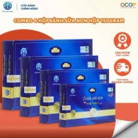 Combo 4 Hộp Bánh Sữa Non Ba Vì Chị Vàng Milk 110g - Thưởng thức vị ngon – Nuôi dưỡng tương lai