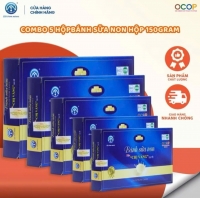 Combo 5 Hộp Bánh Sữa Non Ba Vì Chị Vàng Milk 110g - Thưởng thức vị ngon – Nuôi dưỡng tương lai