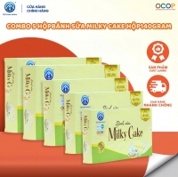 Combo 5 Hộp Bánh Sữa Milky Cake Chị Vàng Milk 140g - Thưởng thức vị ngon – Nuôi dưỡng tương lai