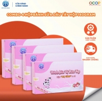 Combo 4 Hộp Bánh Sữa Dâu Tây Chị Vàng Milk 140g – Mềm Mịn Tan Nhanh – Đặc Sản Ba Vì Cho Cả Gia Đình