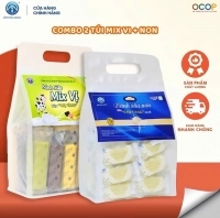 Combo 500g Bánh Sữa Non+ 500g Mix Vị Chị Vàng Milk - Mềm Mịn Thơm Béo - Đặc Sản Ba Vì Cho Cả Gia Đình