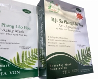 Mặt Nạ Phòng Lão Hóa hộp 10 miếng Dưỡng ẩm , giảm sạm nám trên da , giúp căng da , giảm nhăn phòng ngừa lão hóa da , kháng viêm  giúp da sáng mịn tự nhiên.