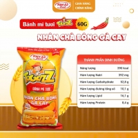 THÙNG BÁNH MÌ TOGAZZ NHÂN CHÀ BÔNG GÀ CAY 60G × 50 CHIẾC – CAY NHẸ HẤP DẪN, THƠM NGON KHÓ CƯỠNG