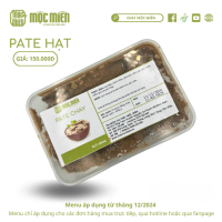 PATE HẠT MỘC MIÊN