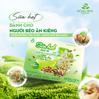Sữa hạt Hồng Hoa Organic – Dành cho người béo ăn kiêng