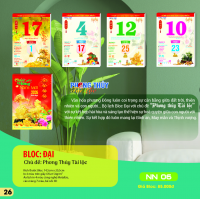 Bộ lịch Bloc Đại (NN06) – Chủ đề Phong Thủy Tài Lộc