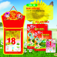 Bộ lịch Bloc Siêu Đại (NN12) – Chủ đề Cuộc sống tươi đẹp