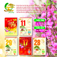 Bộ lịch Bloc Đại (NN07) – Chủ đề Bonsai - Thư Pháp