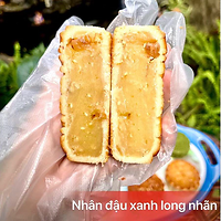 Bánh nướng nhân đậu xanh long nhãn/Bánh trung thu Bình Chung