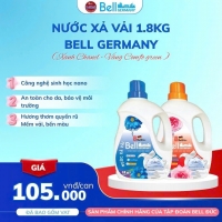 NƯỚC XẢ VẢI SINH HỌC BELL GERMANY 1.8KG – MỀM MẠI QUẦN ÁO, THƠM LÂU CHUẨN CHÂU ÂU