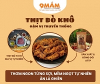 Thịt Bò khô sợi truyền thống 9MẮM- túi 100G