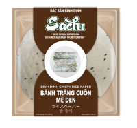 [Đặc sản ngon lành] Bánh tráng cuốn mè đen Sachi 200g