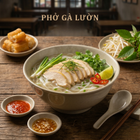 Phở Gà Lườn Thanh Hà – Phở Gà Ta Thịt Lườn Mềm Ngọt, Nước Dùng Đậm Vị