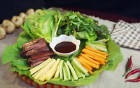 Bò cuốn cải