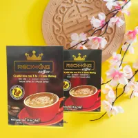 Combo VIVINA 05 hộp Coffee Hòa Tan thương hiệu Rock King 3 in 1 Chồn Hương - Đặc sản Tây Nguyên giá ưu đãi nhất thị trường