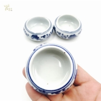 Chén đựng mực bằng sứ 6cm x 3cm 