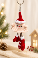 Chuông gió Ông Già Noel Len Móc