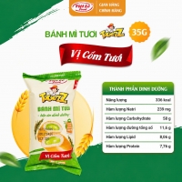 Combo: Bánh mì tươi Togazz nhân cốm tươi