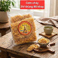 Cơm Cháy Chà Bông Paris Thùng 90 Khay Giòn Tan Chà Bông Đậm Vị Ăn Vặt Chính Hãng