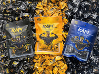 Combo 3 túi - KAFI 3 Vị (Kẹo ngậm caffeine KAFI-Thay thế cà phê và nước tăng lực. Túi 60g