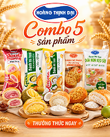 Combo 5 Bánh Hoàng Thịnh Đại – Mix Vị Thơm Ngon, Bổ Dưỡng, Tiện Lợi