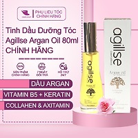 Tinh dầu dưỡng tóc Agillse Argan Oil 80ml - Phục hồi tóc hư tổn, kích thích mọc tóc 