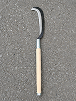 DAO PHÁT CỎ LƯỠI CONG CÁN GỖ 30cm – GỌN NHẸ, TIỆN DỤNG