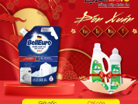 Túi Nước Giặt Xả Siêu Cao Cấp Bell Euro 3,8kg