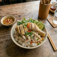 Cơm gà đùi chặt Thanh Hà - Cơm gà đùi ngậy béo, trọn vị 
