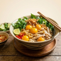 Phở trộn tràng trứng Thanh Hà - Phở trộn tràng trứng mền, thơm ngon
