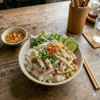Cơm gà đùi Thanh Hà - Cơm gà đùi ngậy, béo 