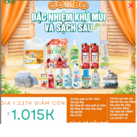 COMBO SBI 13 MÓN CAO CẤP –ĐẶC NHIỆM KHỬ MÙI & SẠCH SÂU SBI, SẠCH TOÀN DIỆN, THƠM LÂU, TIẾT KIỆM CỰC MẠNH