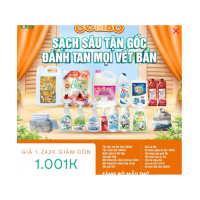 COMBO SẠCH SÂU TẬN GỐC CHO GIA ĐÌNH – ĐÁNH TAN MỌI VẾT BẨN CHỈ 1001K