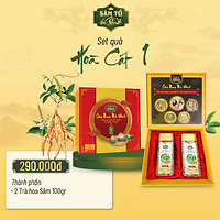 Set Quà tặng Hòa Cát - Set quà Tết Sâm Nam núi Dành - Sâm Tổ núi Dành