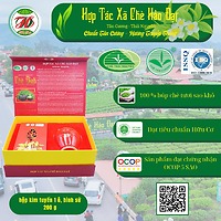 Hộp Chè Đinh Kim Tuyến (1 ô Và Bình Sứ) 400g – HTX chè Hảo Đạt