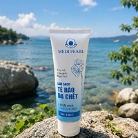 Tẩy tế bào Da Chết rau má, trà xanh ngọc trai,Tăng Cường Độ Dẻo Mềm Cho Da