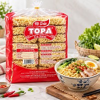 Mì Trần Có Nêm Topa 800g/Túi – Sợi Mì Dai Ngon, Tiện Lợi Chế Biến Đa Dạng