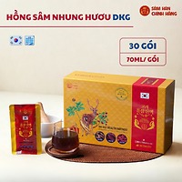 Hồng Sâm Nhung Hươu Hàn Quốc (70ml x 30 gói) – DKG