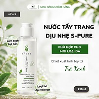 Nước Tẩy Trang sPure 150ml - Dịu Nhẹ Cho Da Nhạy Cảm - Trà Xanh & Acid Lactic - Sạch Sâu Không Khô Da